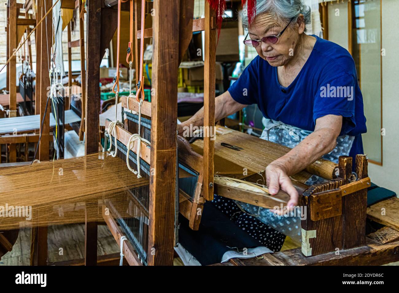 Kudzu Weaving Mill in Hamamatsu, Japan Stock Photo