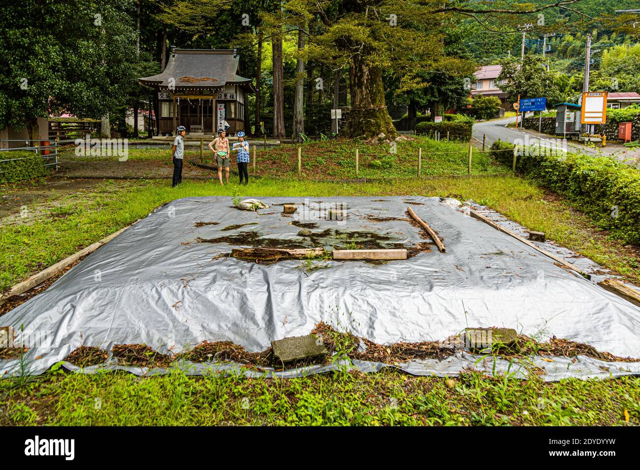 Sumo Ring in Fujinomiya, Japan Stock Photo