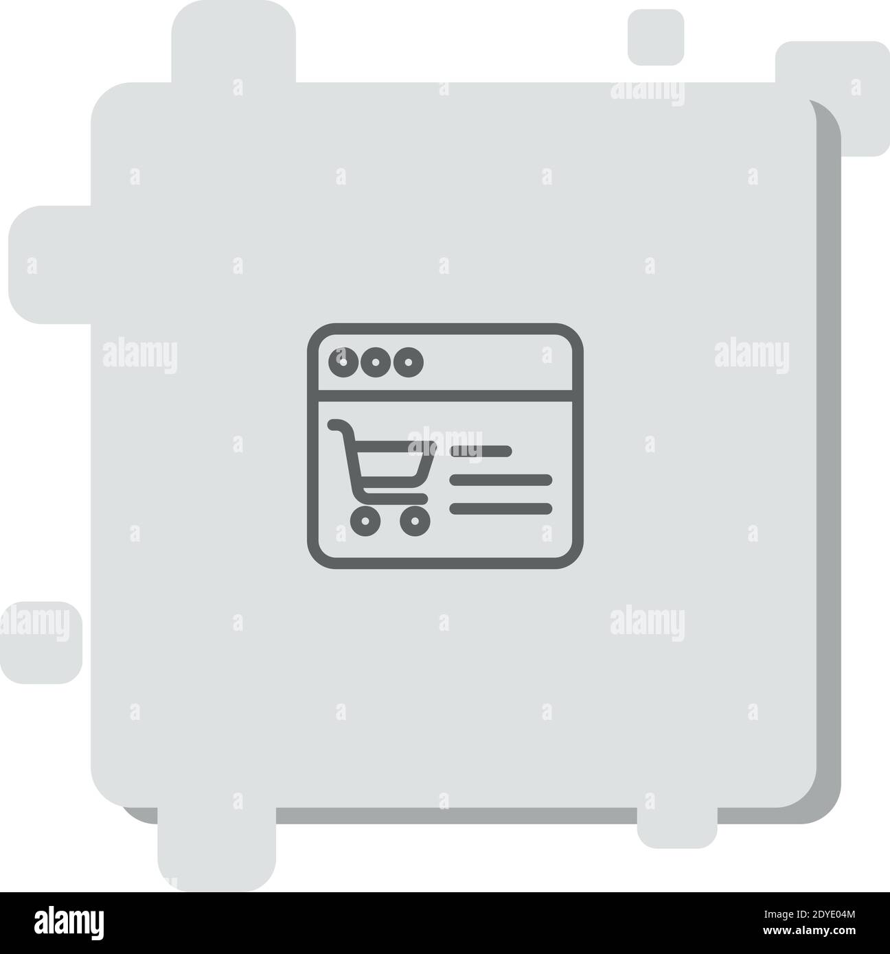online shop vector icon modern simple vector illustration Stock Vector ...