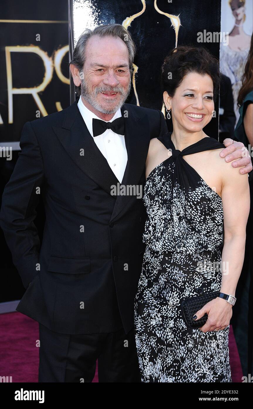 Tommy Lee Jones and wife Dawn Laurel-Jones arriving for the 85th Academy Awards at the Dolby Theatre, Los Angeles, CA, USA, February 24, 2013. Photo by Lionel Hahn/ABACAPRESS.COMoscar oscars redcarpet Stock Photo