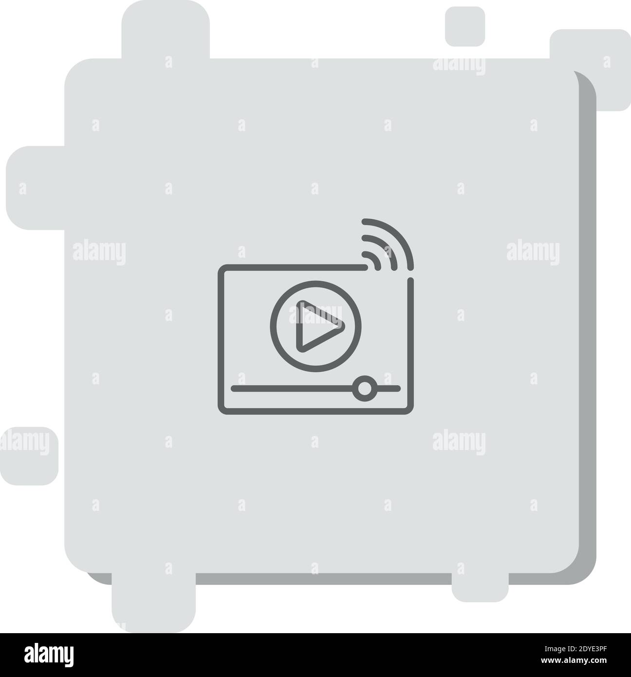 streaming vector icon modern simple vector illustration Stock Vector ...