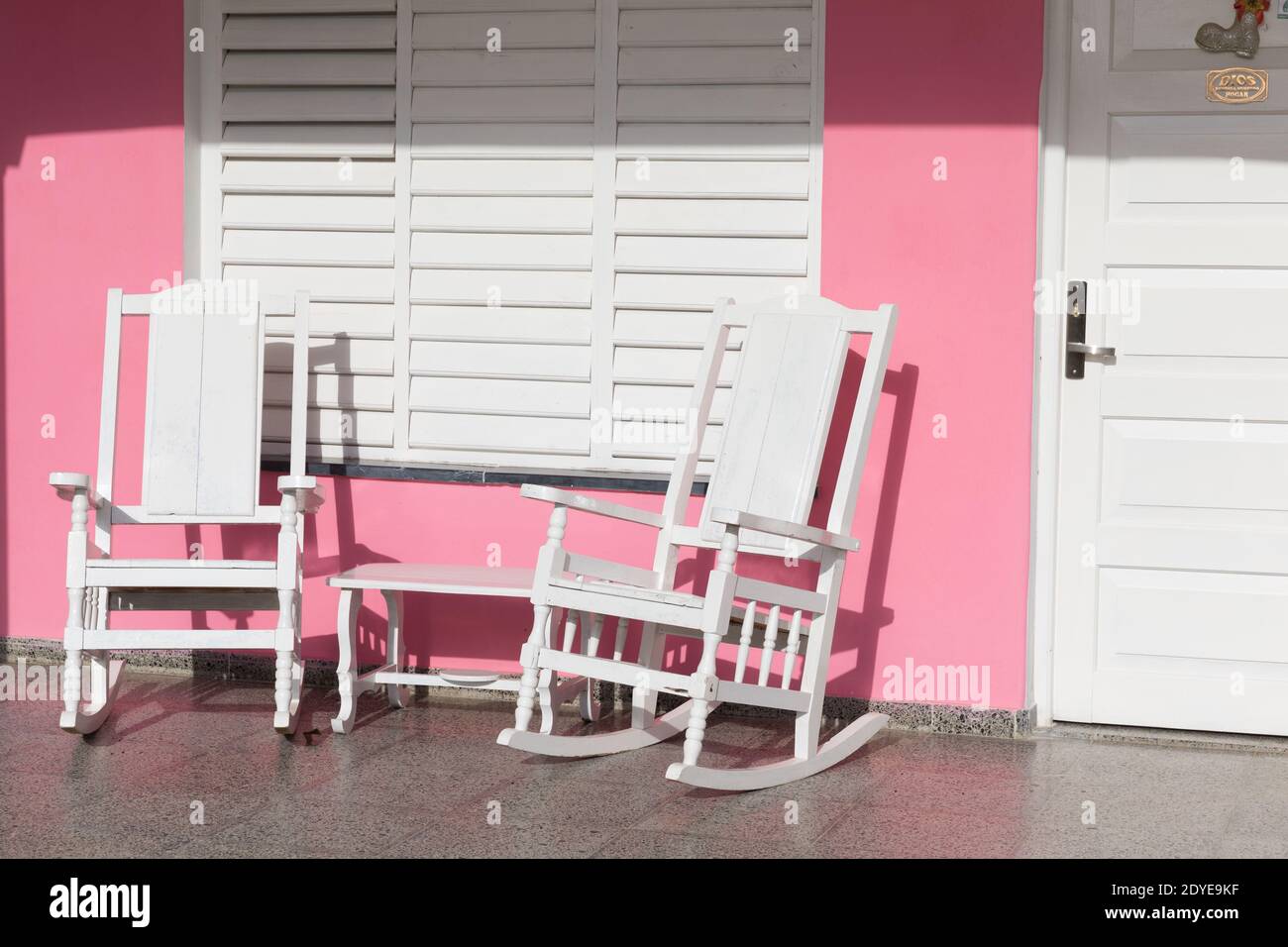 Cuban Style Rocking Chair Cuban rocking chairs hi-res stock photography and images - Alamy