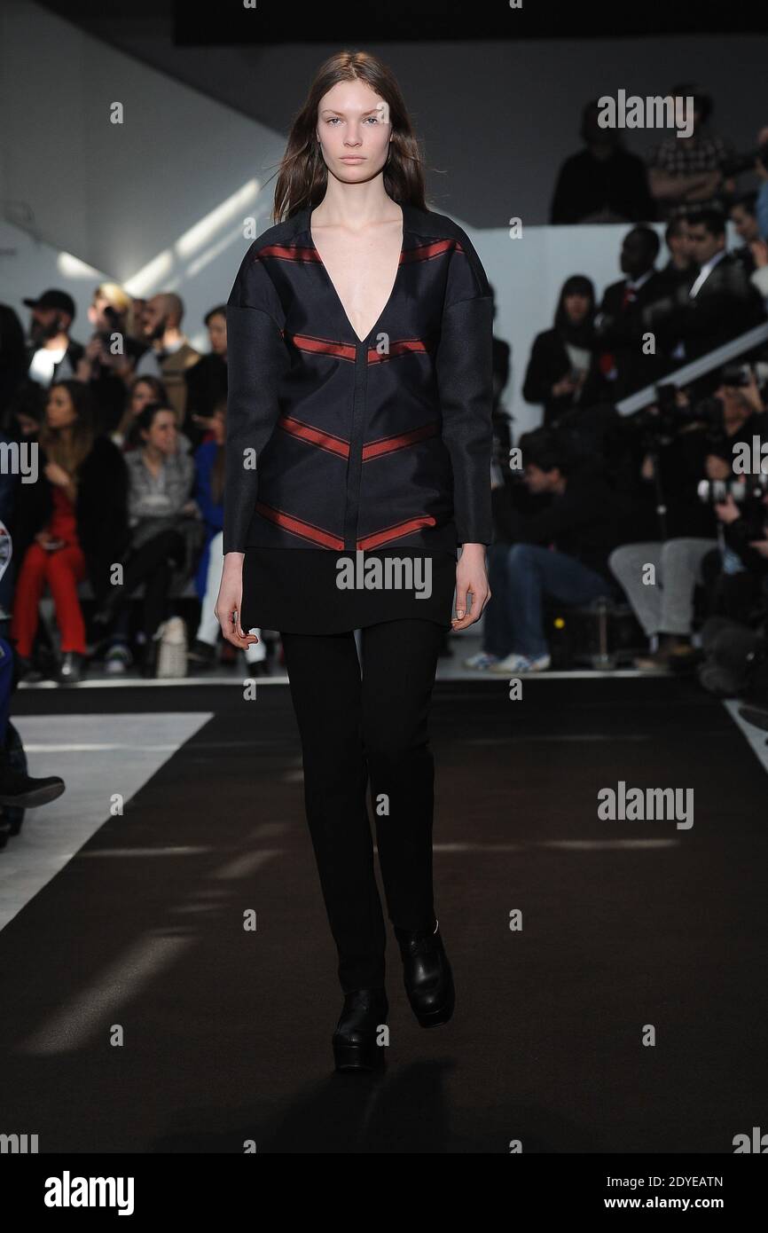 A model displays a creation for Costume National's Fall-Winter 2013