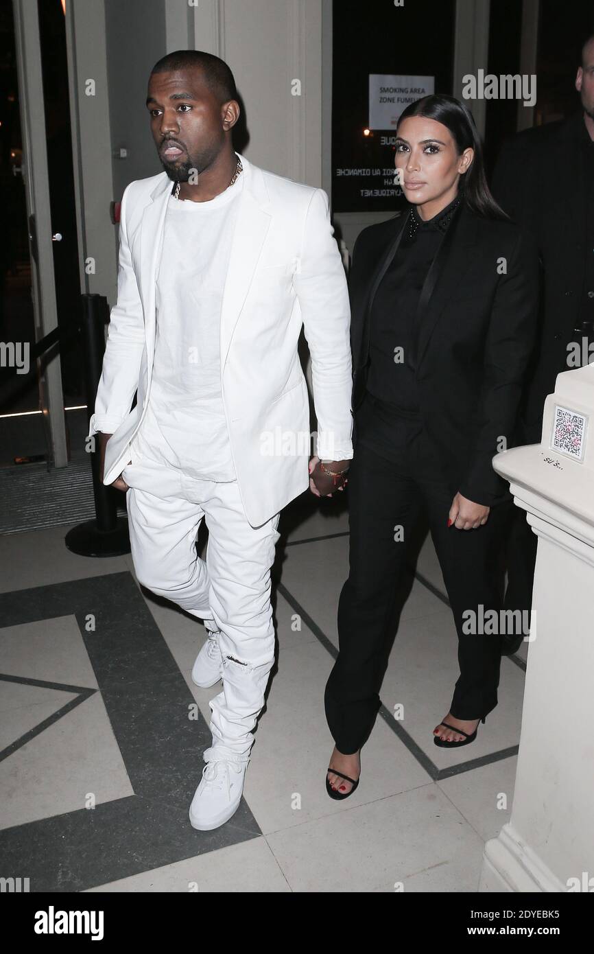 Chaos and Kanye West at Paris Fashion Week