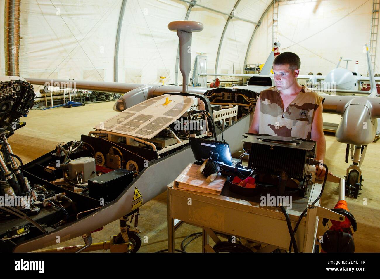 Handout photo released by French army on March 5, 2013 shows an EADS ...