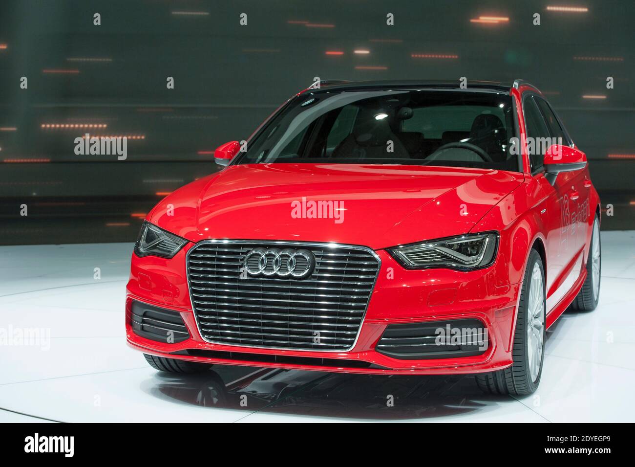 New Audi A3 e-tron concept pictured during the 83rd International Geneva  Motor Show, in Geneva, Switzerland on March 6, 2013. Photo by Gilles  Bertrand/ABACAPRESS.COM Stock Photo - Alamy