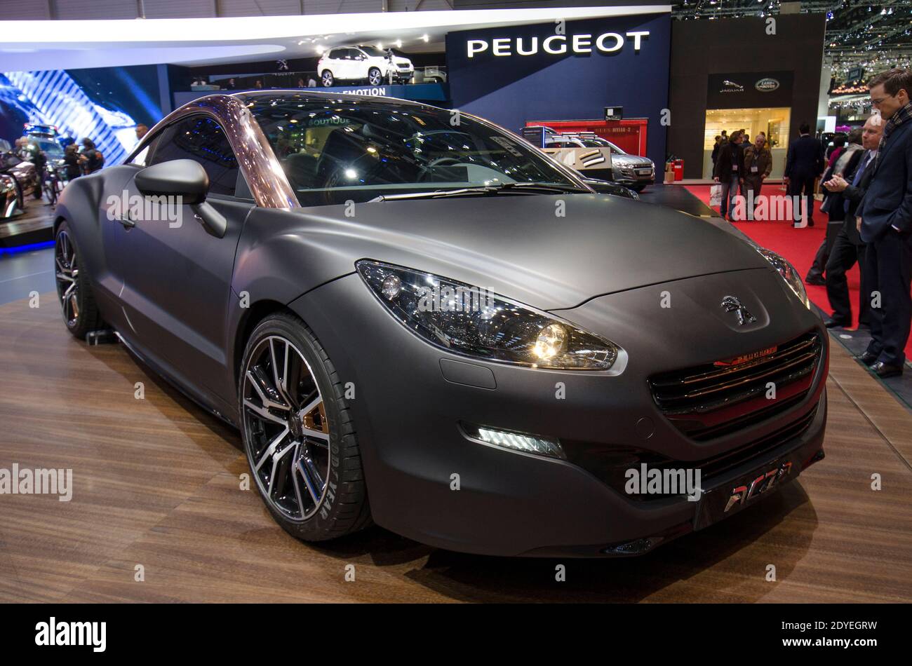 Concept Peugeot RCZ pictured during the 83rd International Geneva Motor  Show, in Geneva, Switzerland on March 6, 2013. Photo by Gilles  Bertrand/ABACAPRESS.COM Stock Photo - Alamy