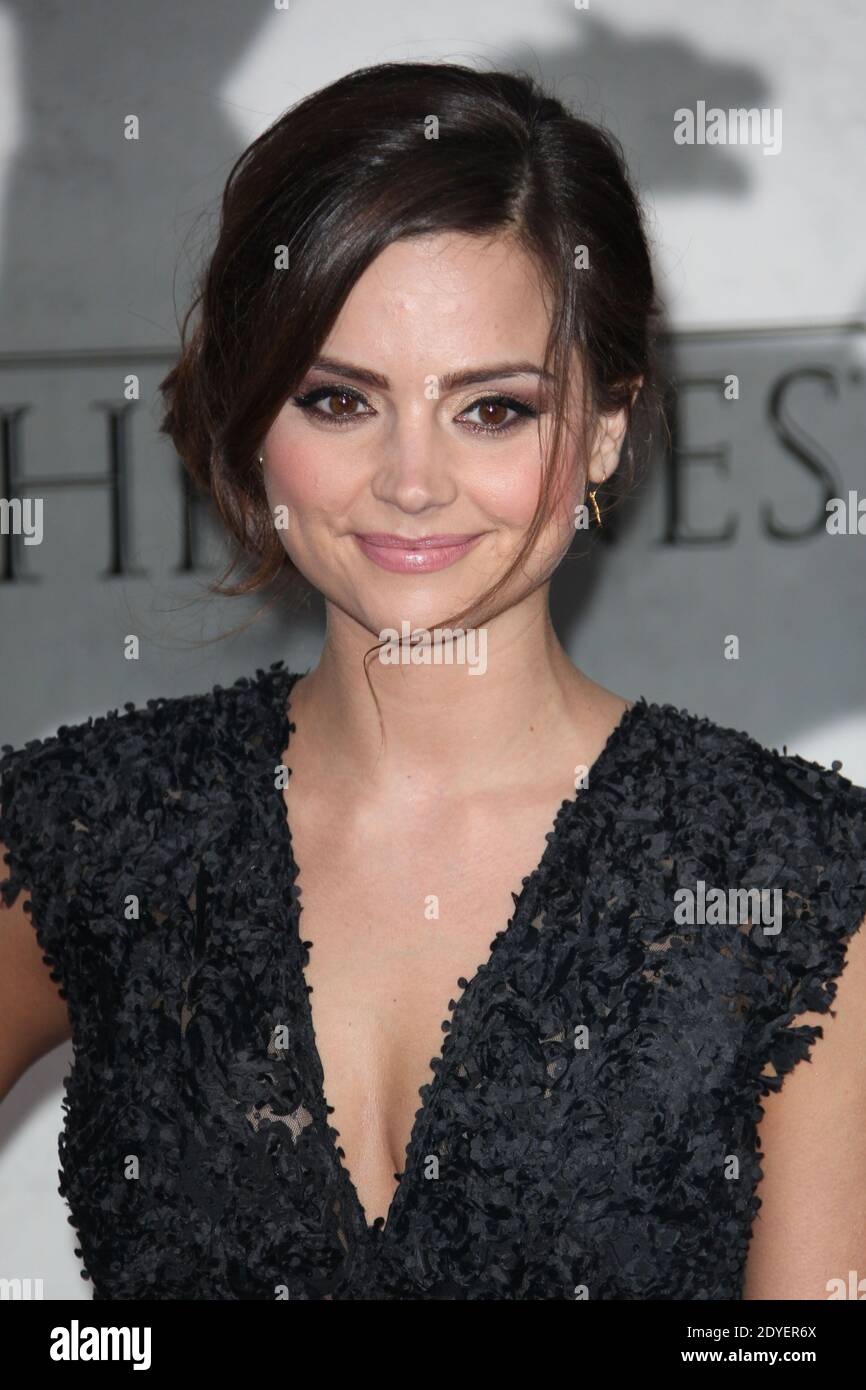 Jenna-Louise Coleman arrives to the 'Game of Thrones' Season 3 premiere in Los Angeles, CA, USA, on March 18, 2013. Photo by Krista Kennell/ABACAPRESS.COM Stock Photo