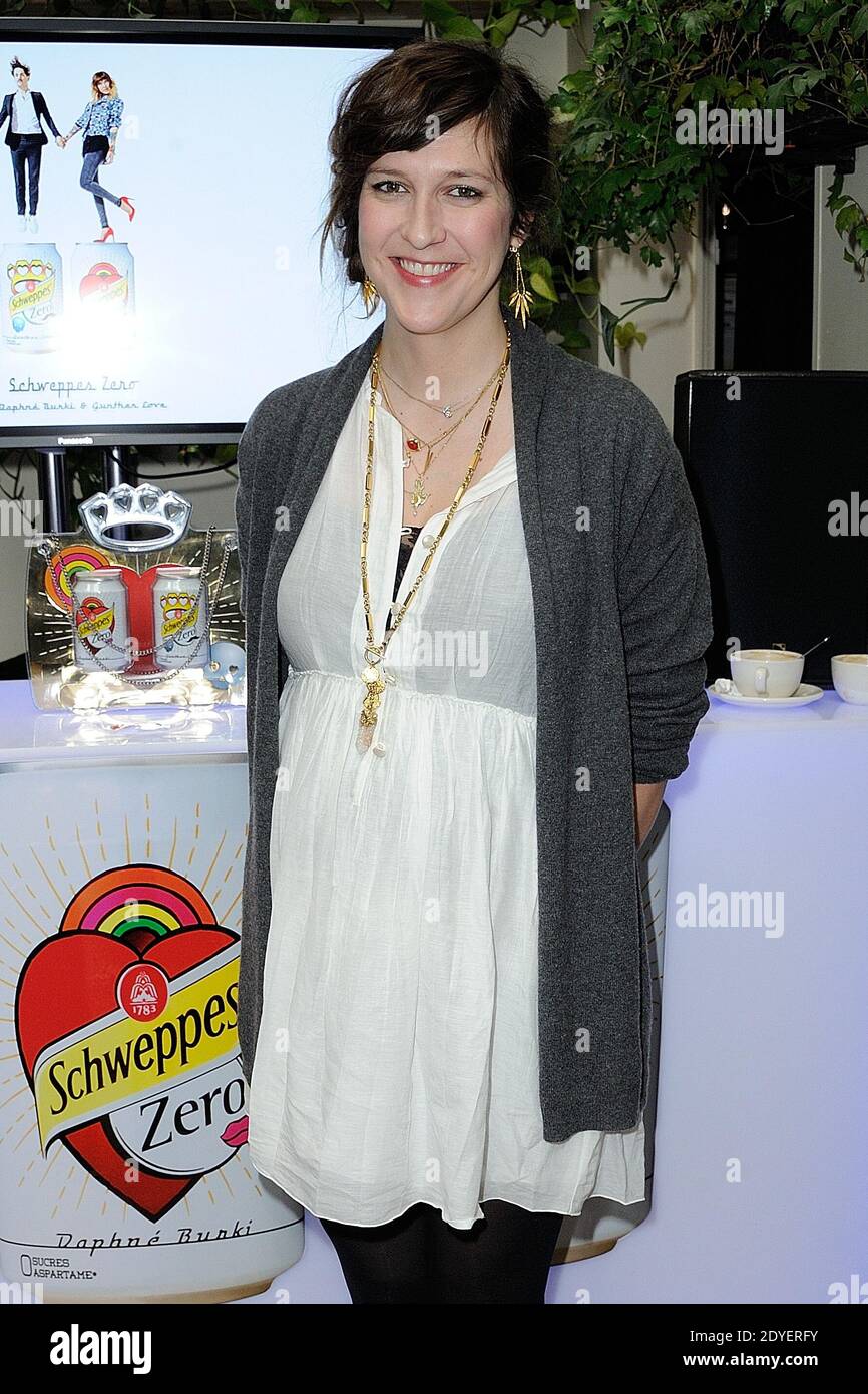 Exclusive. Daphne Burki attending the press conference of 'Schweppes ...