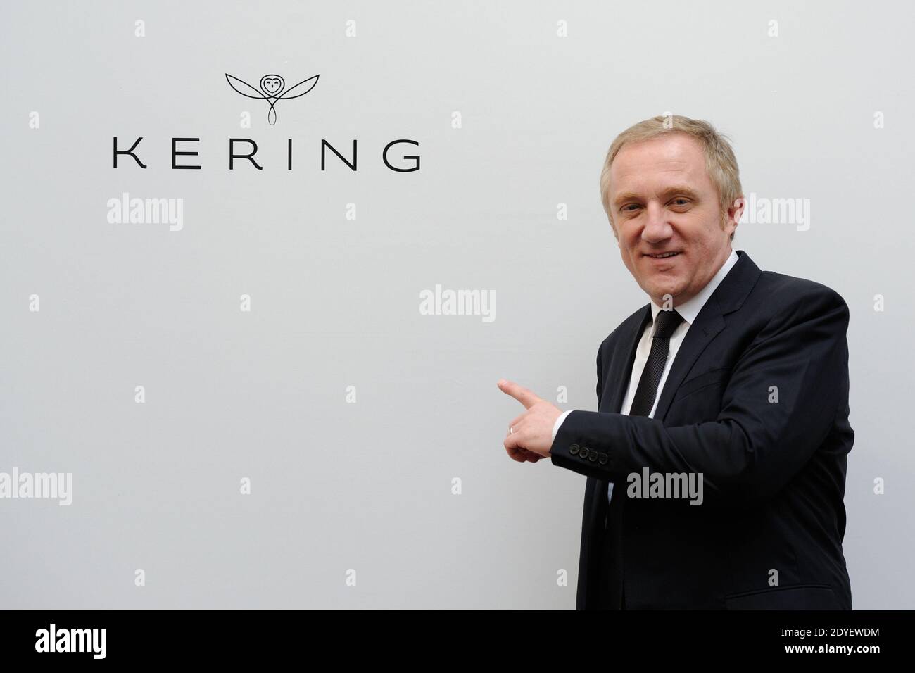 French luxury and retail group PPR Chairman and CEO Francois-Henri Pinault presenting the new group's name Kering in Paris, France on March 22, 2013. The group's change of name will be subject to the approval of the annual general meeting to be held on June 2013. Photo by Alban Wyters/ABACAPRESS.COM Stock Photo