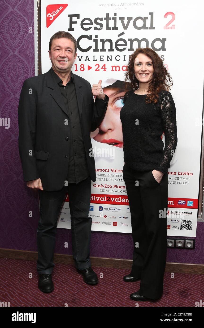 Frederic Bouraly and Elsa Lunghini at closing ceremony of 'Festival 2 Valenciennes' in Valenciennes, France on March 22, 2013. Photo by Denis Guignebourg/ABACAPRESS.COM Stock Photo