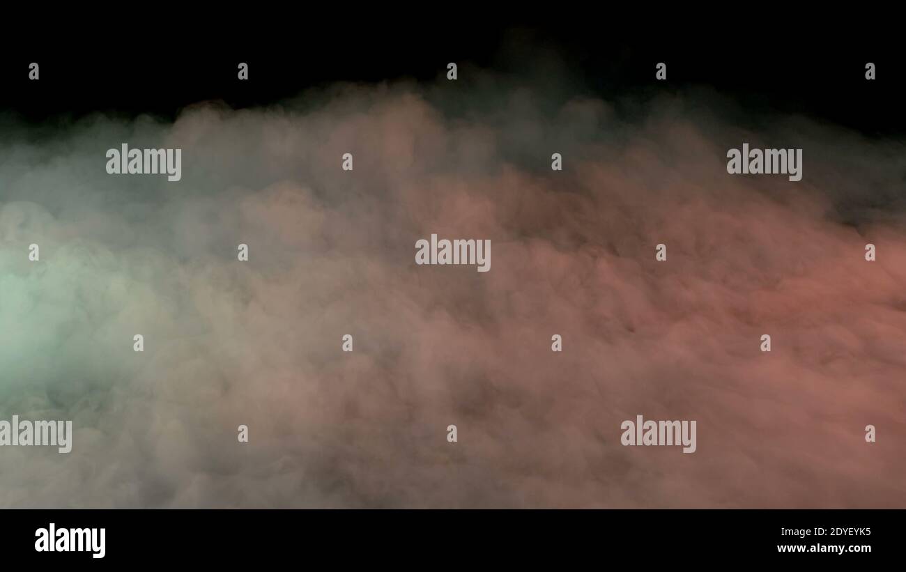 Realistic smoke clouds on black hi-res stock photography and images - Alamy