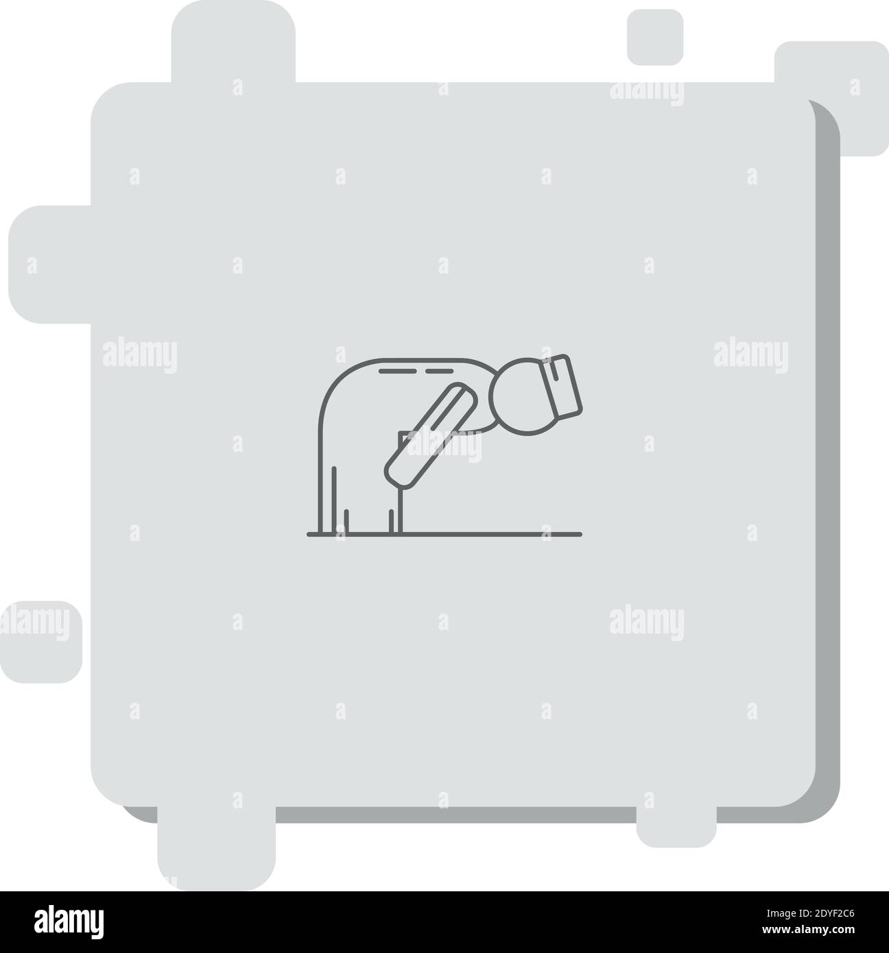 ruku posture vector icon modern simple vector illustration Stock Vector