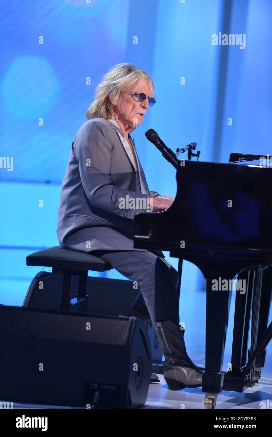 Christophe Singer Singer Christophe at the taping of Vivement Dimanche on January 22 ...