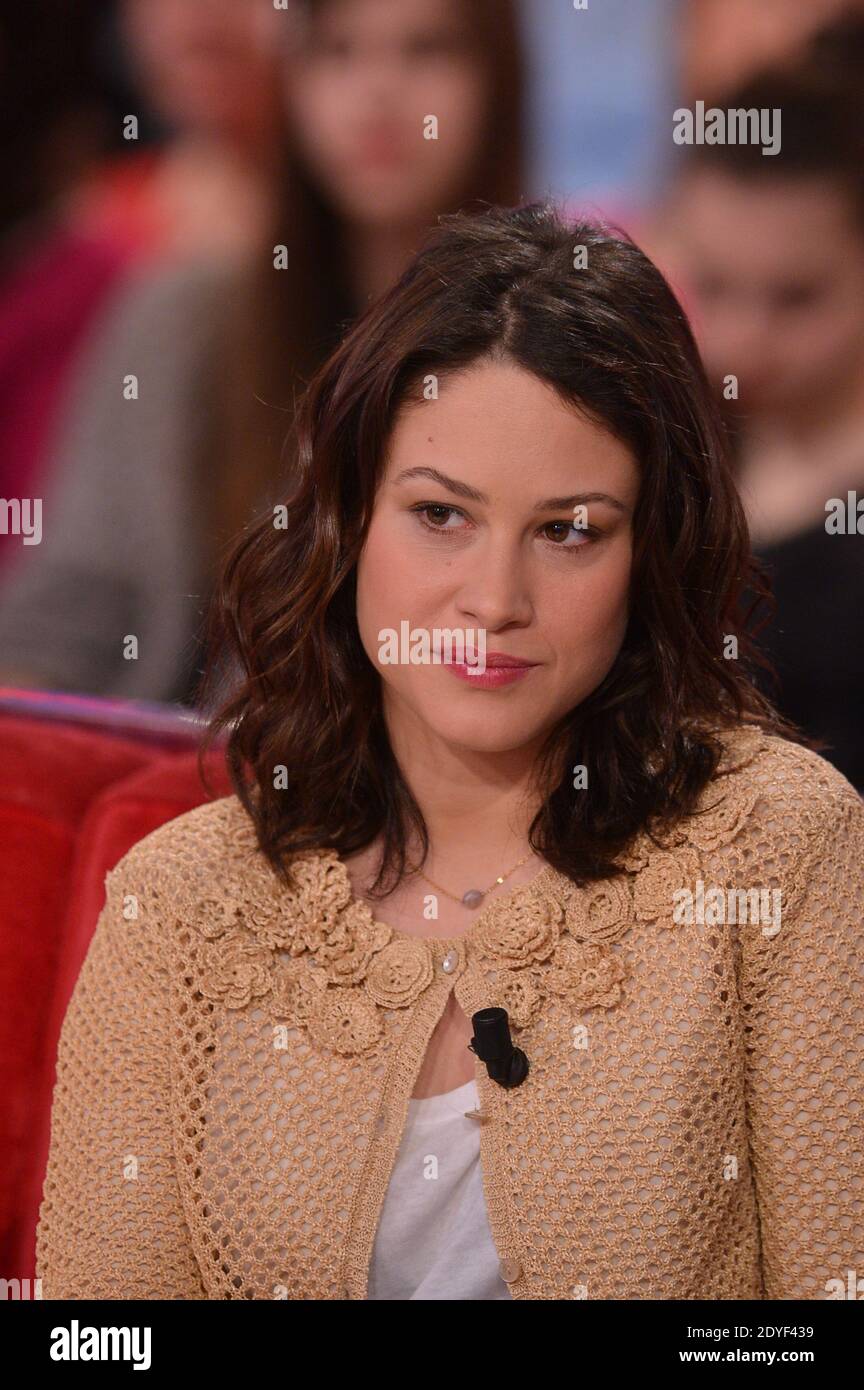 Aida Folch at the taping of Vivement Dimanche on March 5, 2013 in Paris, France. Photo by Max Colin/ABACAPRESS.COM Stock Photo