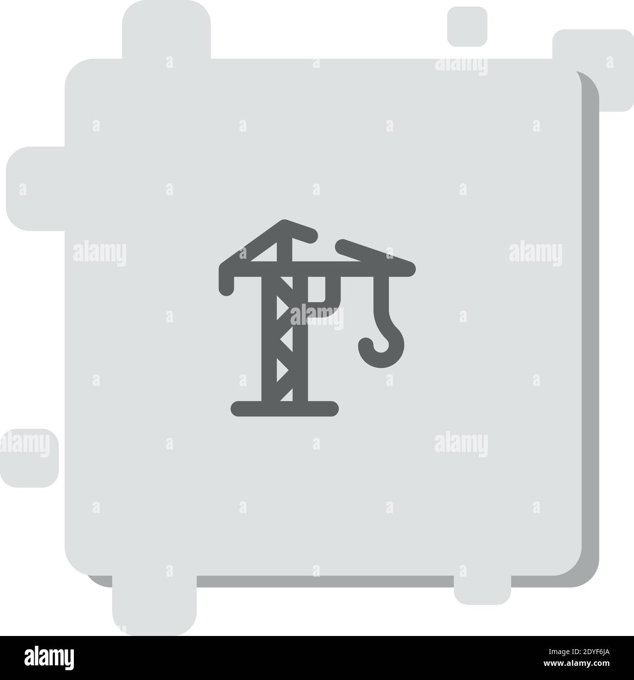 crane vector icon modern simple vector illustration Stock Vector Image ...
