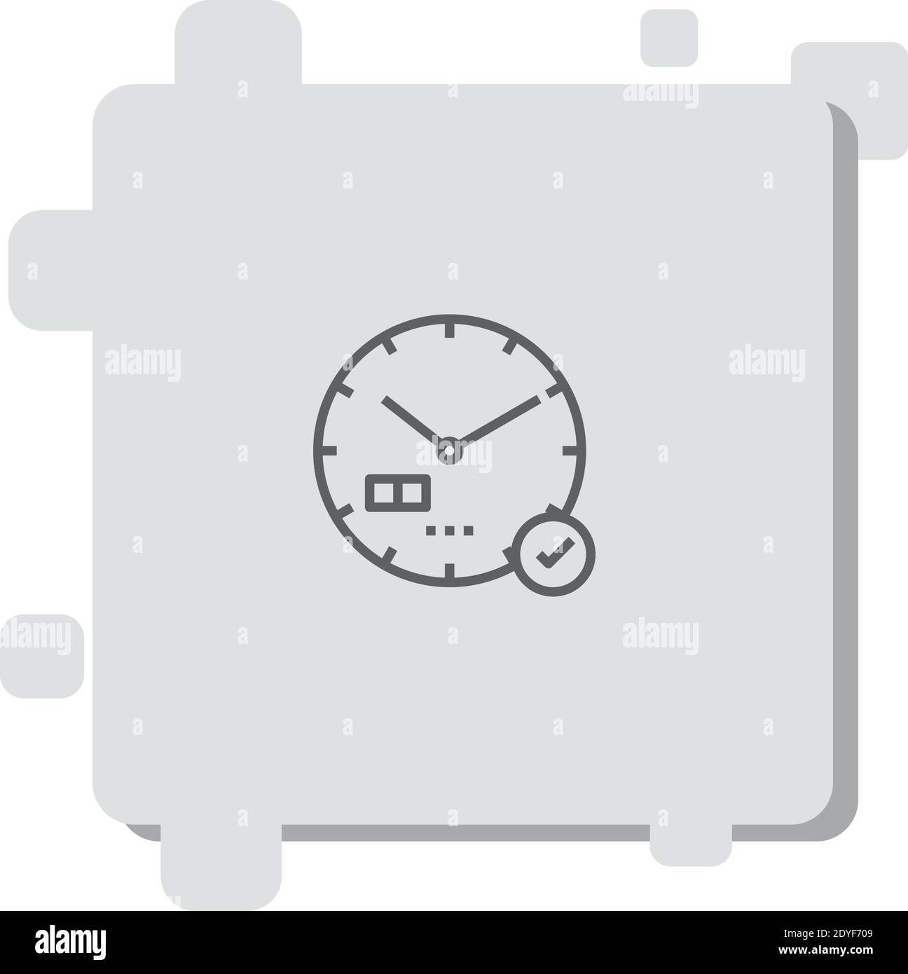 time vector icon modern simple vector illustration Stock Vector Image ...