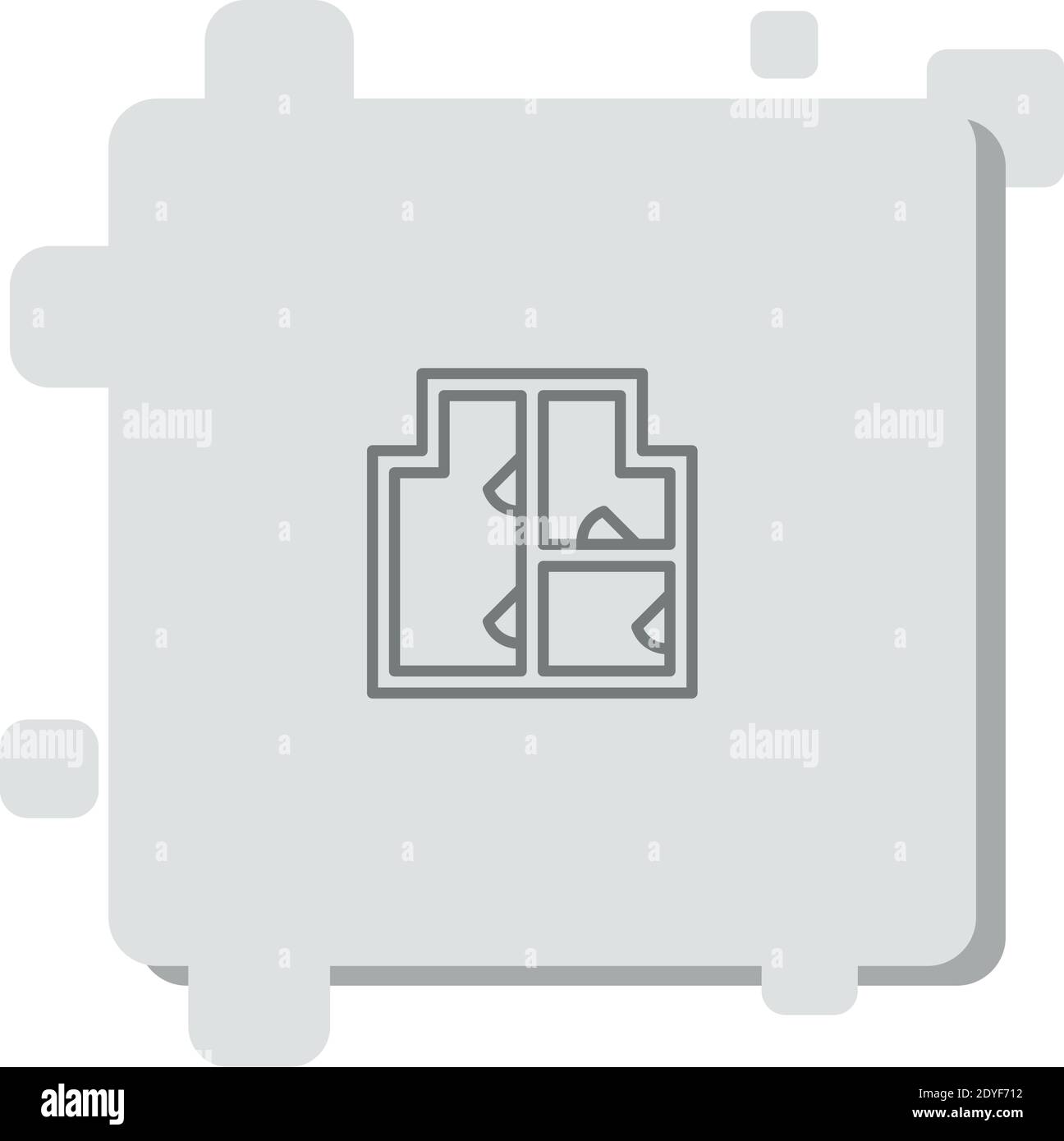 blueprint vector icon modern simple vector illustration Stock Vector ...