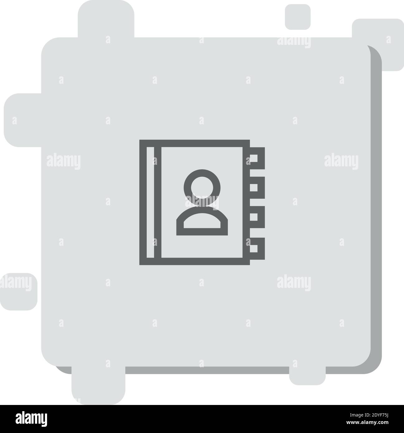 agenda vector icon modern simple vector illustration Stock Vector Image ...