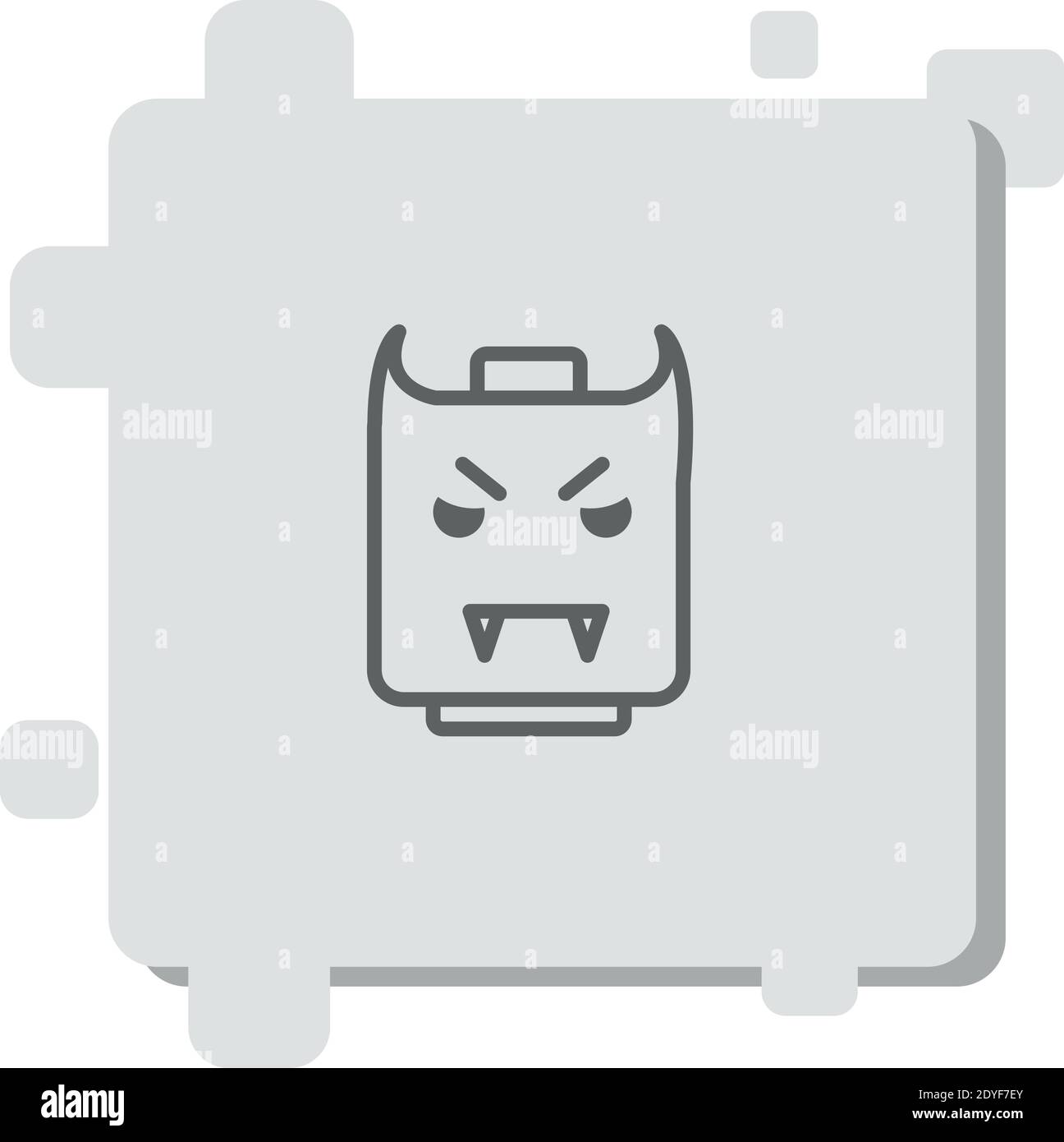 vampire vector icon modern simple vector illustration Stock Vector