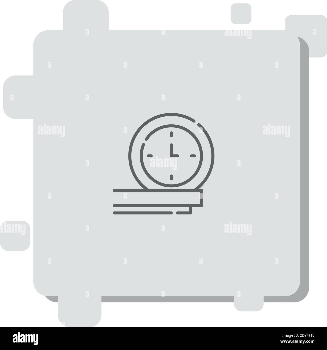 wall clock vector icon modern simple vector illustration Stock Vector ...
