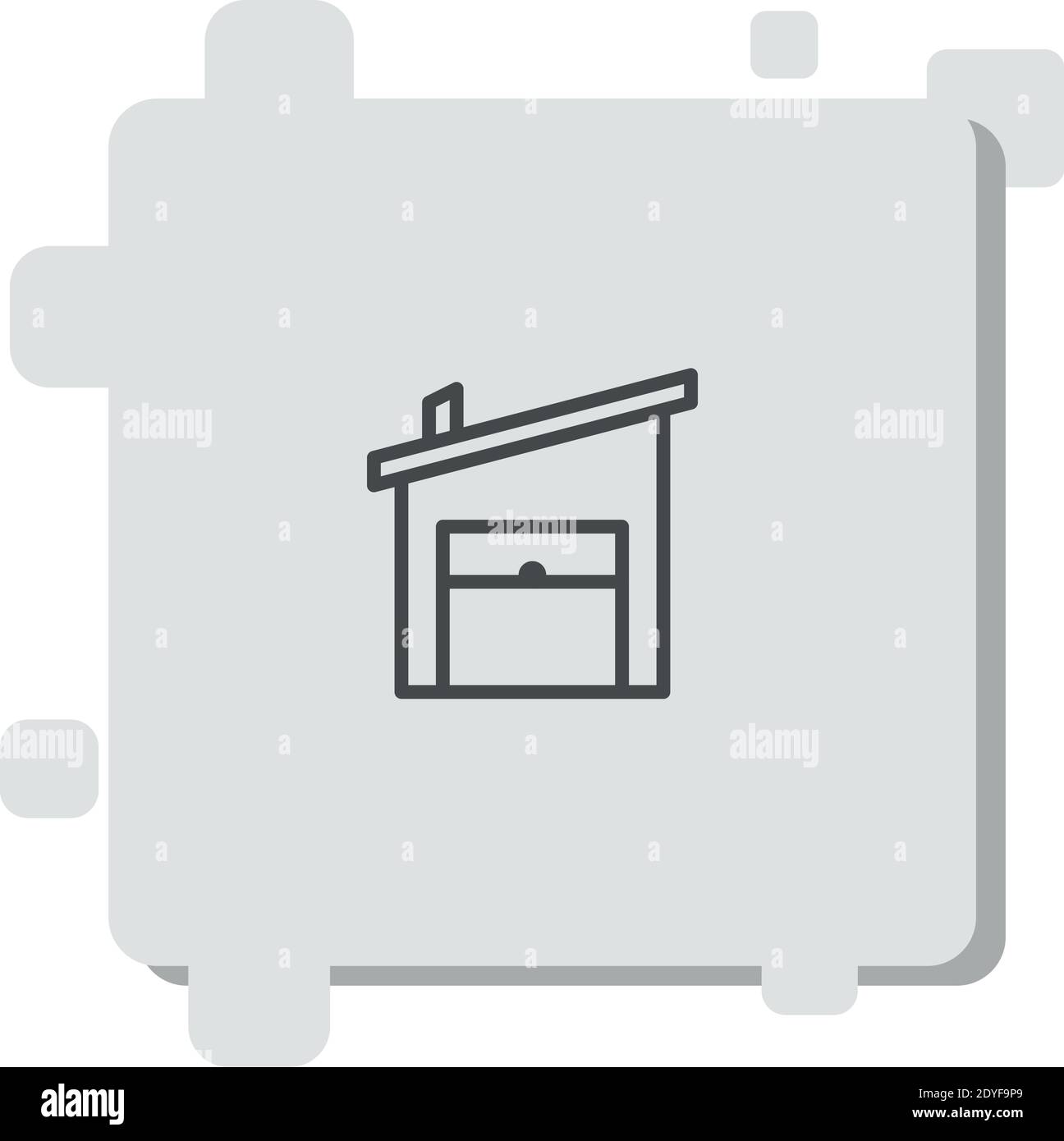 fabric vector icon modern simple vector illustration Stock Vector