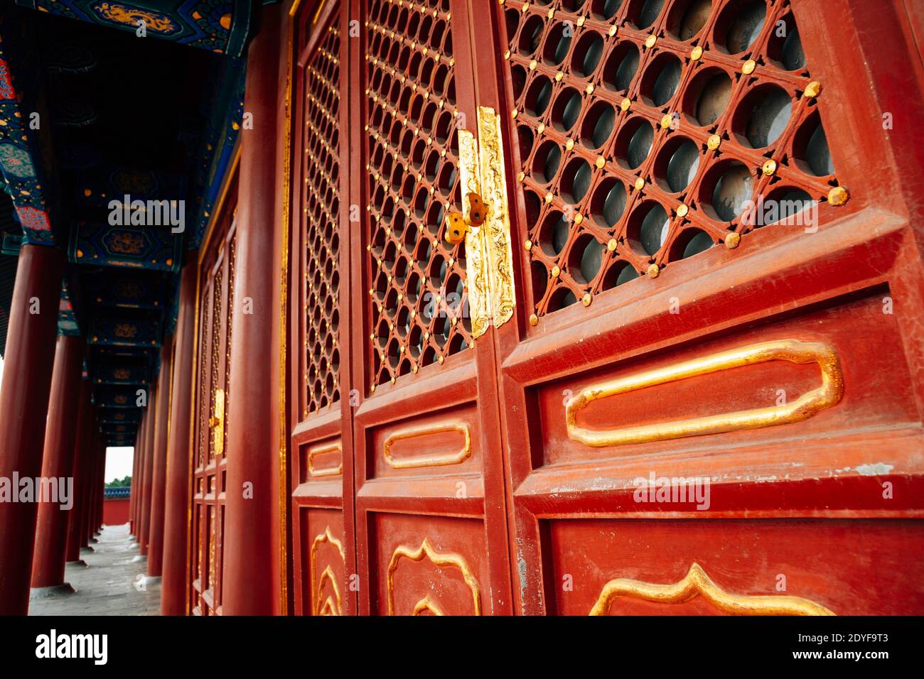 Temple of Heaven, historic architecture in Beijing, China Stock Photo