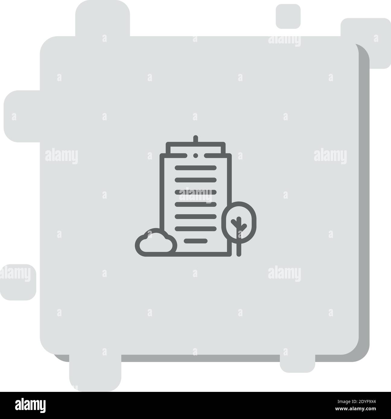headquarters vector icon modern simple vector illustration Stock Vector ...