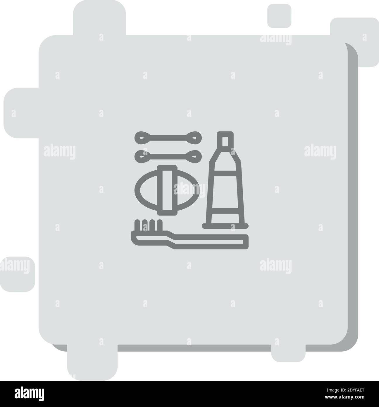 toothbrush vector icon modern simple vector illustration Stock Vector ...