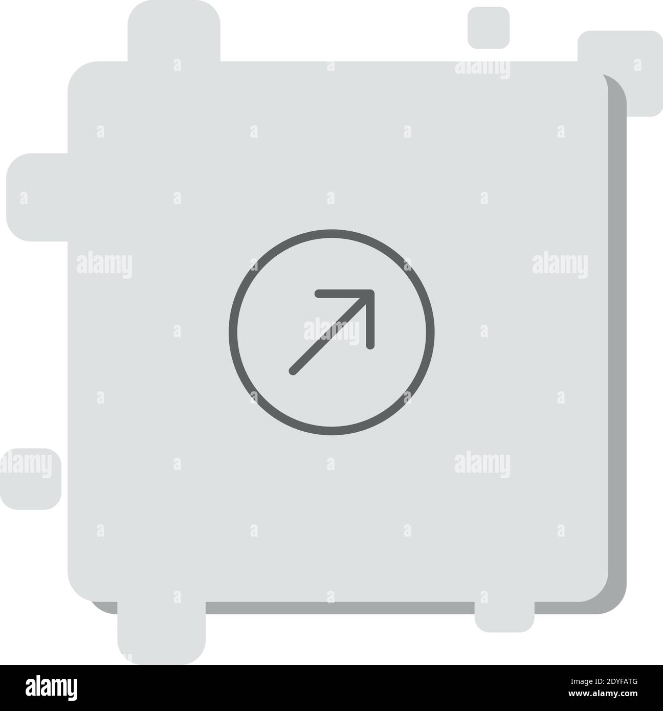 right up vector icon modern simple vector illustration Stock Vector