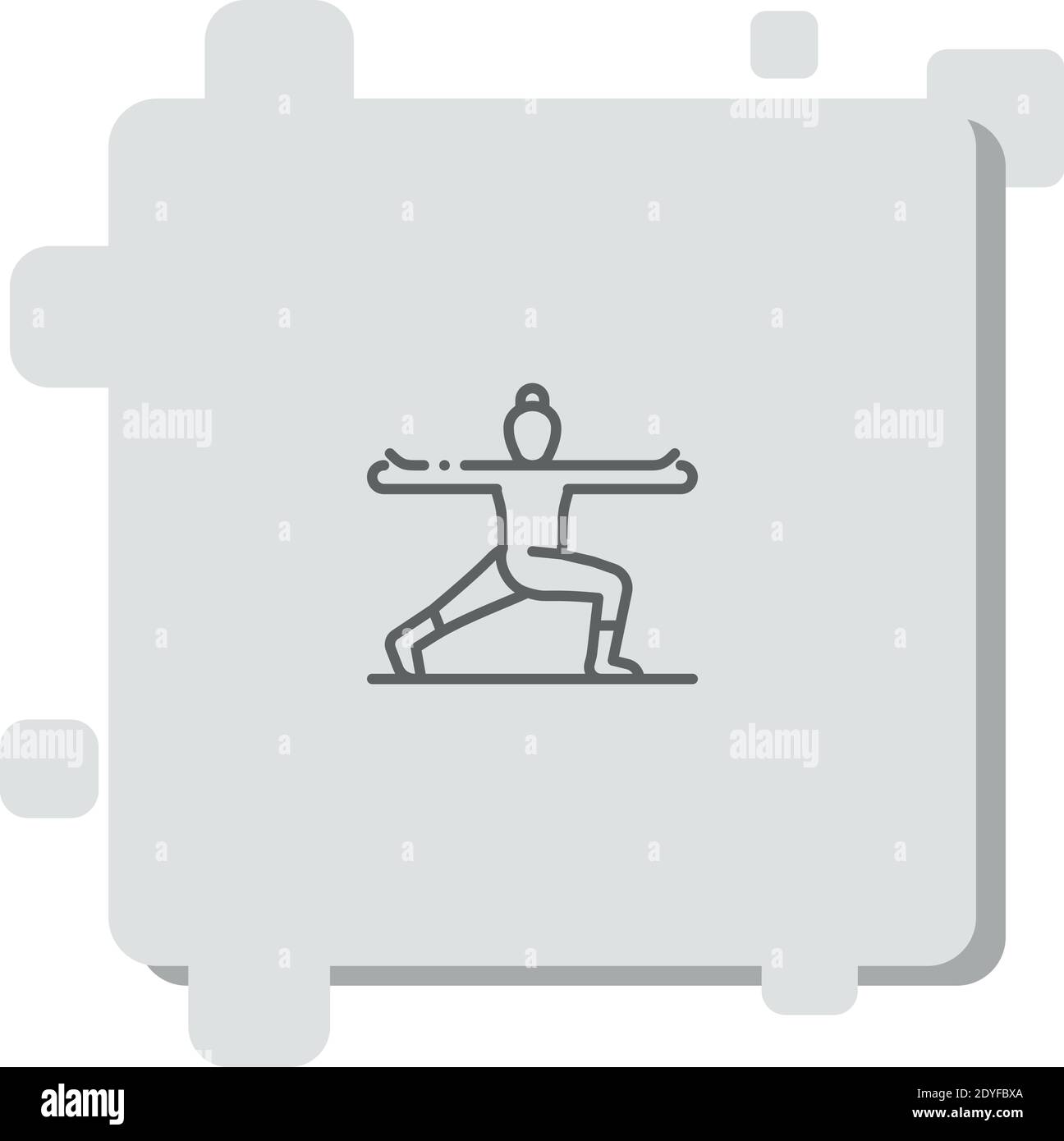yoga vector icon modern simple vector illustration Stock Vector Image ...