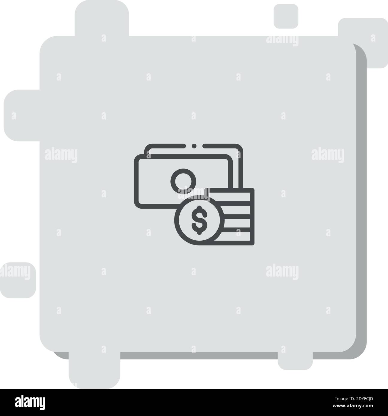 money vector icon modern simple vector illustration Stock Vector Image ...
