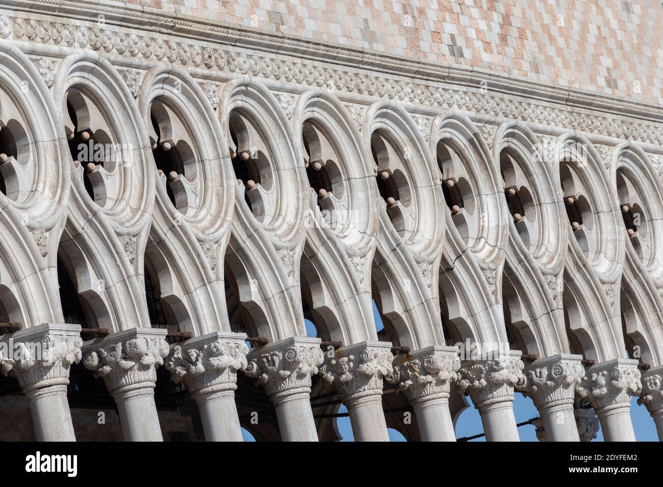 Venice Italy Doge's Palace Stock Photo