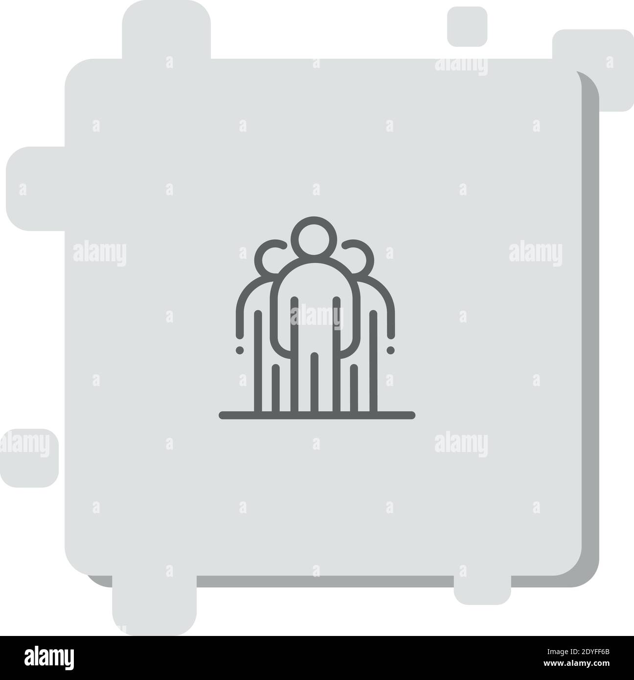 team vector icon modern simple vector illustration Stock Vector Image ...