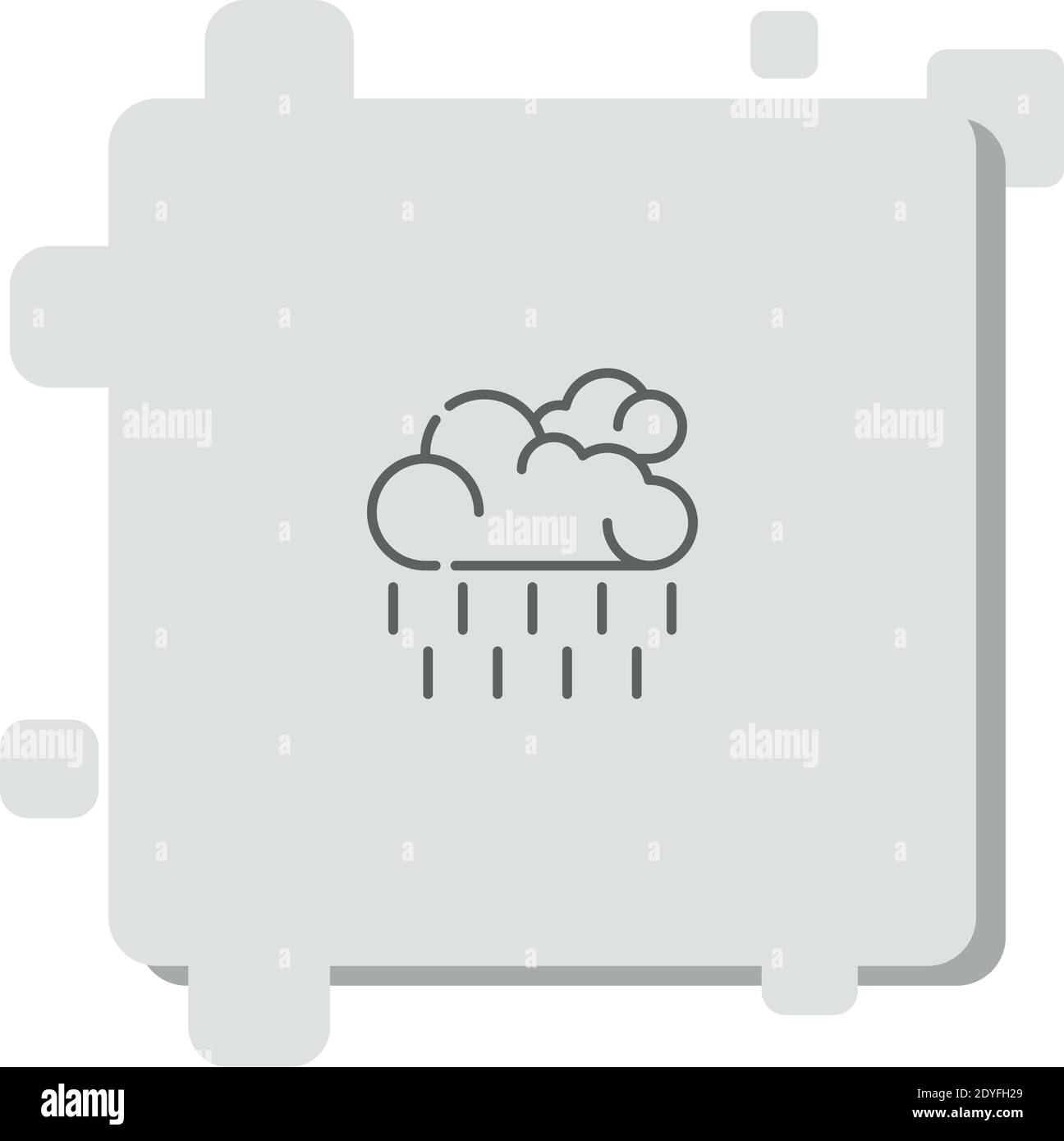 rain vector icon modern simple vector illustration Stock Vector Image ...