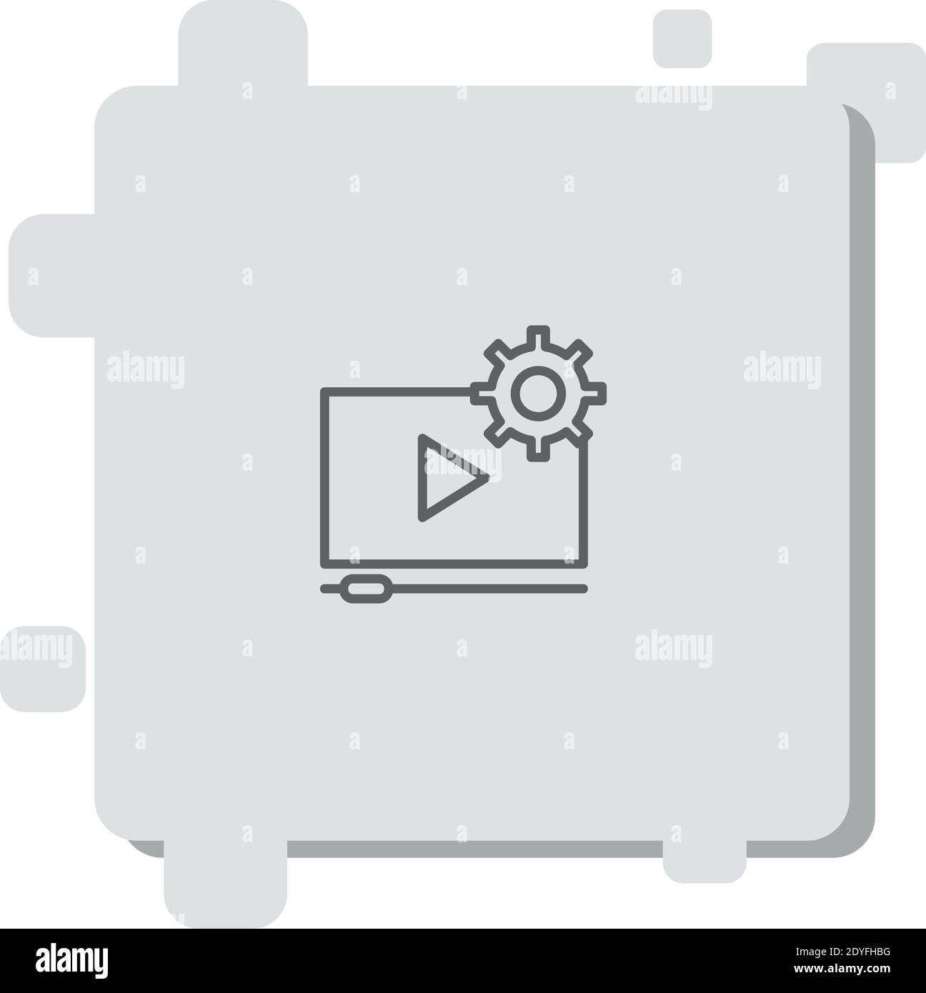 Tutorial icon simple style hi-res stock photography and images - Alamy