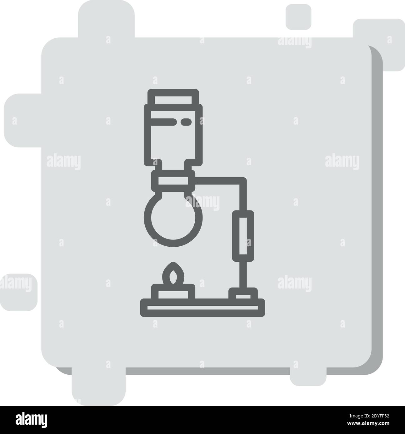 siphon vector icon modern simple vector illustration Stock Vector