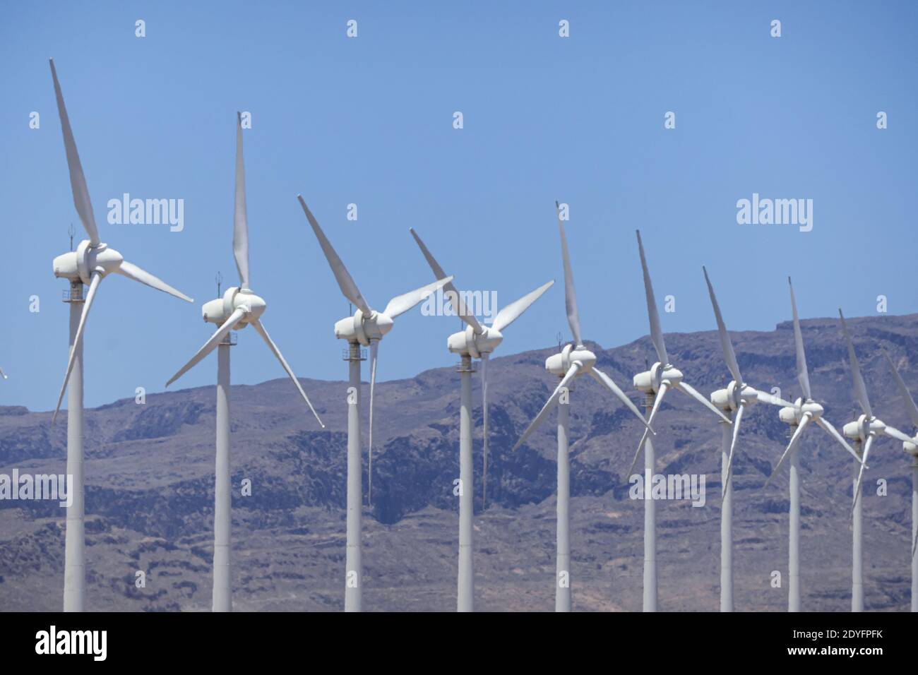 Wind Turbines At Gran Canaria High Resolution Stock Photography And Images Alamy