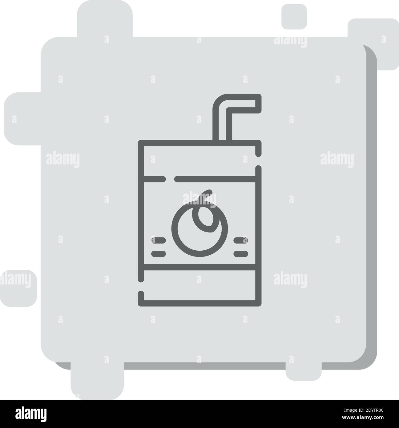 juice box vector icon modern simple vector illustration Stock Vector ...