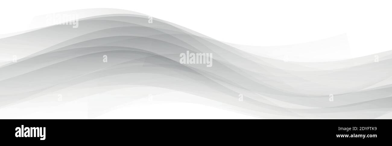 Abstract white panoramic background with lines - Vector illustration ...