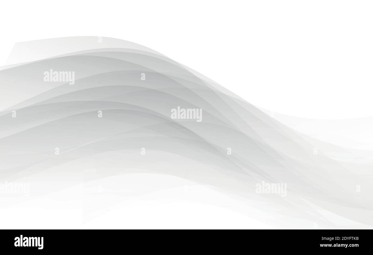 Abstract white panoramic background with lines - Vector illustration ...