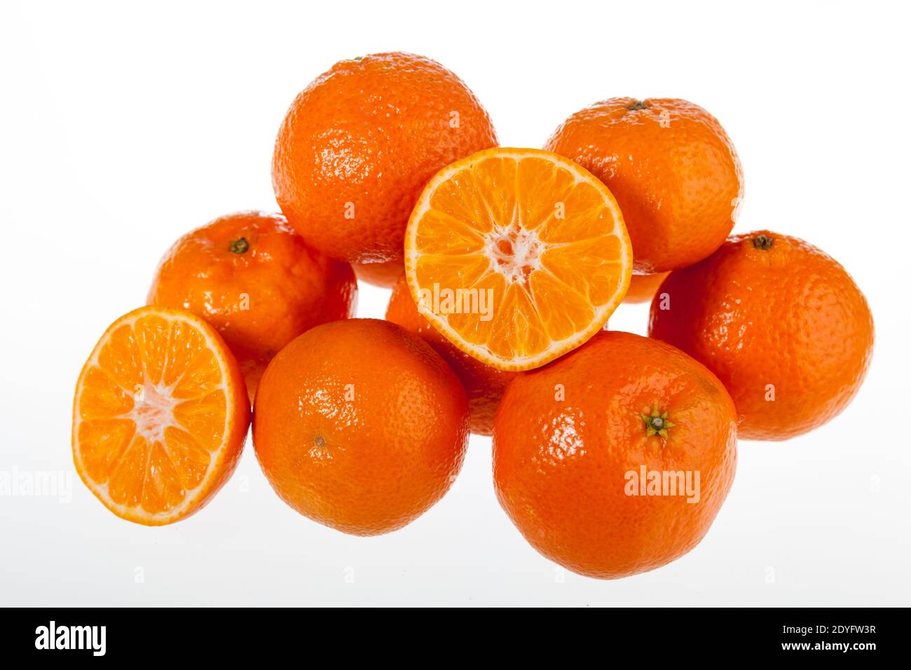 Mandarin orange, Småcitrus (Citrus reticulata) Stock Photo