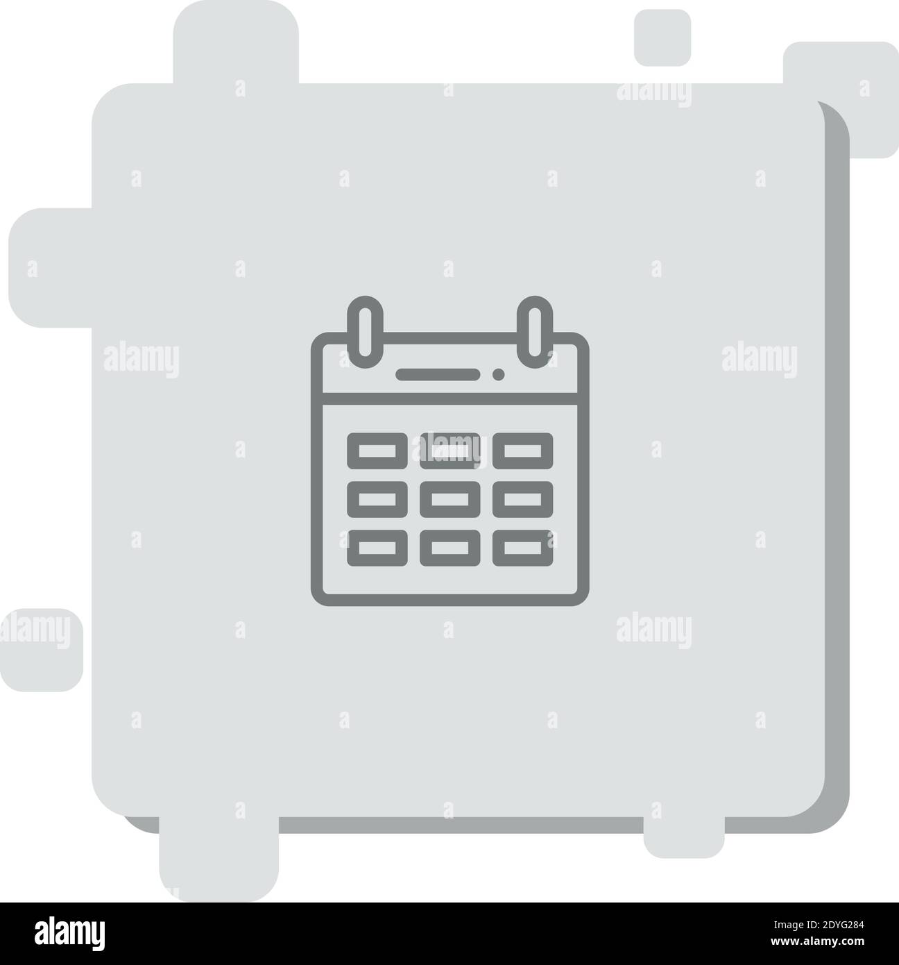 calendar vector icon modern simple vector illustration Stock Vector ...