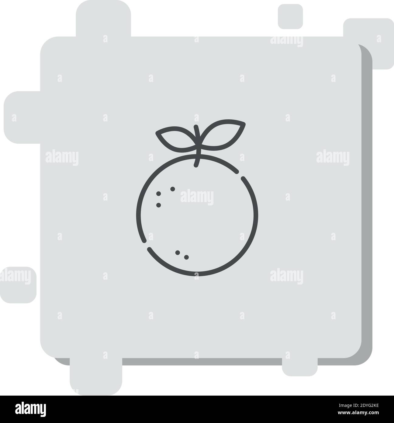 orange vector icon modern simple vector illustration Stock Vector Image ...