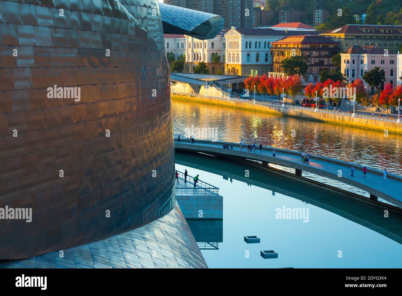 Gugghenheim museum, Bilbao, The Basque Country, Spain, Europe Stock Photo