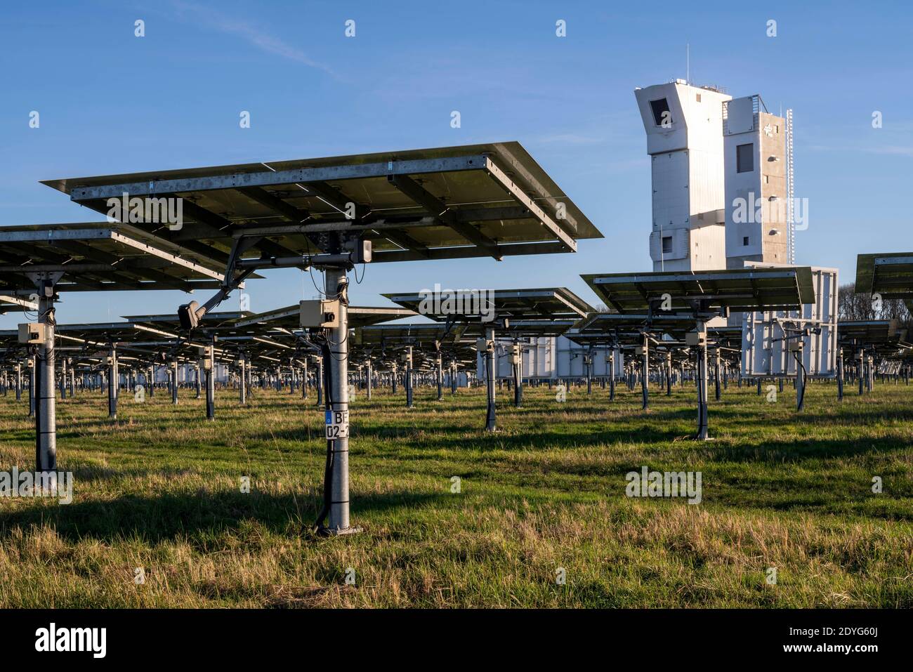 Jülich, Solarturmkraftwerk, solarthermisches Versuchskraftwerk Stock Photo