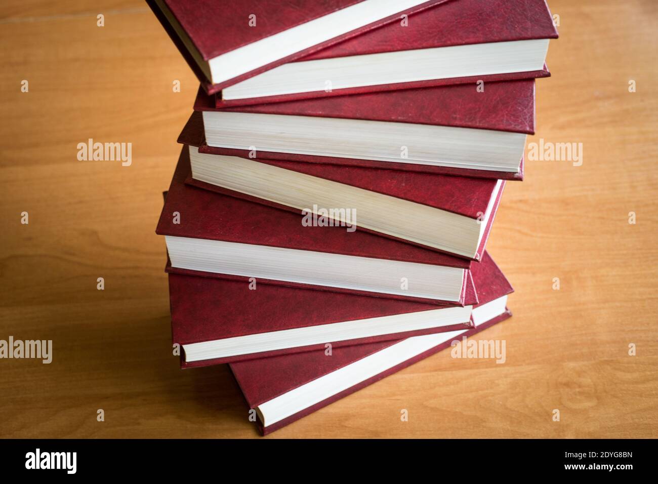 classical literature books stack. Same dust jacket Stock Photo Alamy