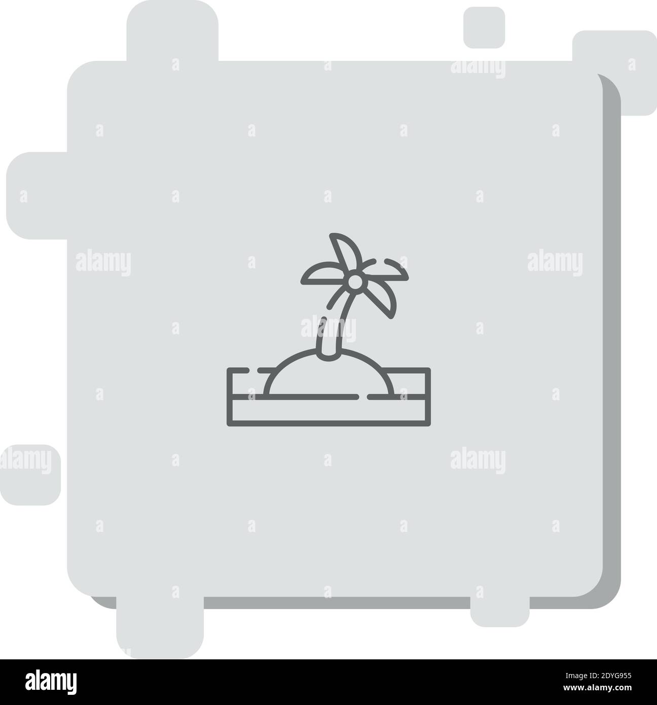 island vector icon modern simple vector illustration Stock Vector Image ...