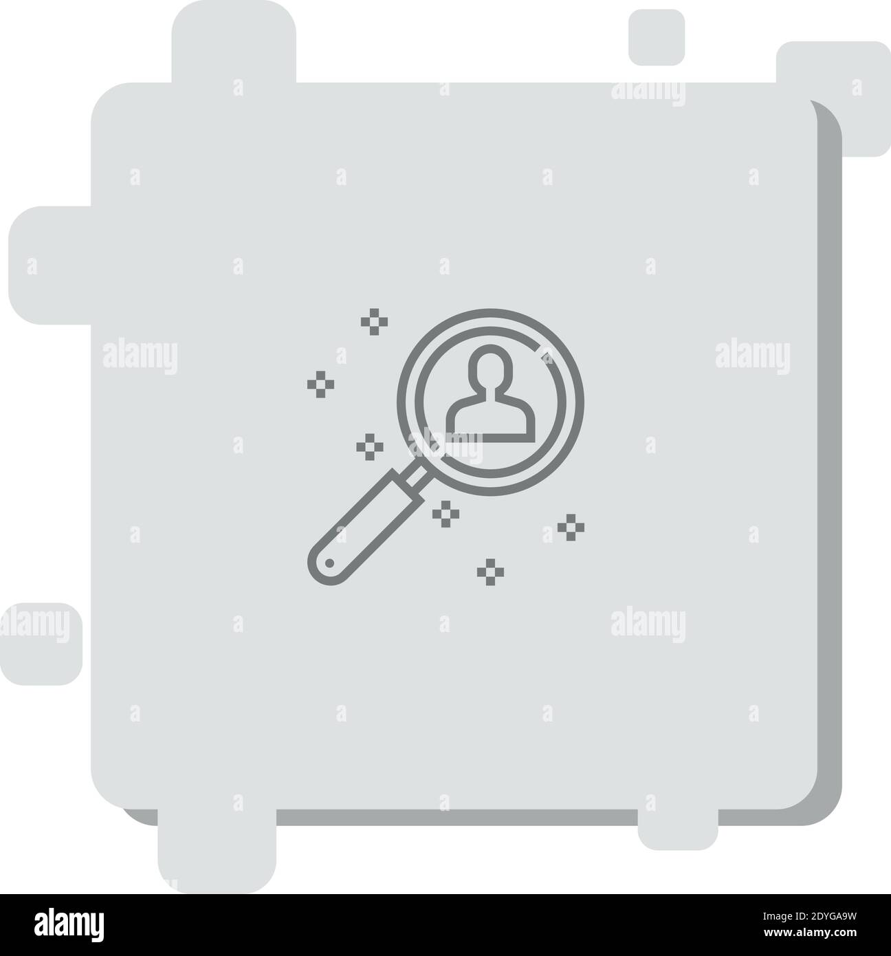 headhunting vector icon modern simple vector illustration Stock Vector ...