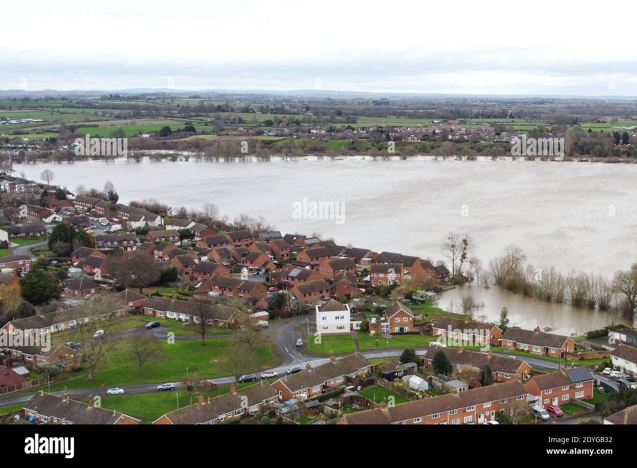Upton upon Severn, Worcestershire, UK. 26th Dec, 2020. The small ...